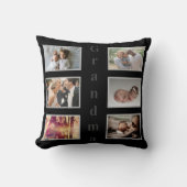 カスタムおばあちゃんの黒人写真 クッション (正面)