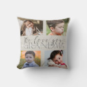 カスタムおばあちゃん孫の写真 クッション (正面)