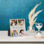 カスタムおばあちゃん孫の写真 フォトプラーク (インサイチュ)