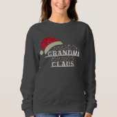 カスタムおばあちゃん節クリスマス スウェットシャツ (正面)