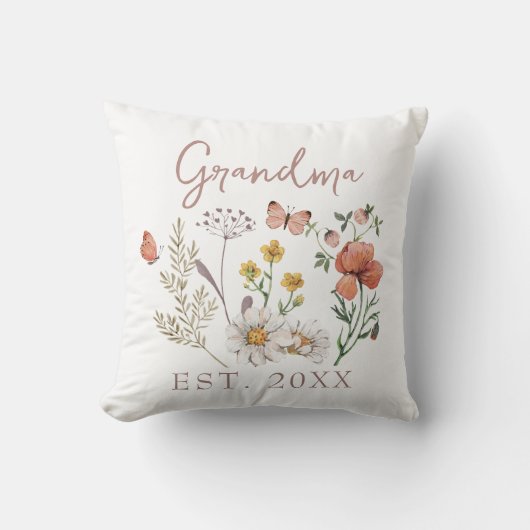 カスタムおばあちゃん クッション (正面)