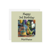 カスタムおめでとうございますディノ カード (正面/裏面インサイチュ)