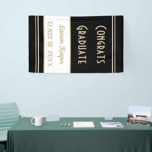 カスタムおめでとうグラッド垂直バナー 横断幕 (トレードショー)