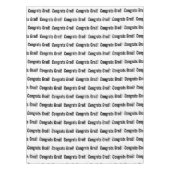 カスタムおめでとうモダン大学院卒業党 テーブルクロス (正面)