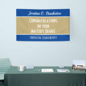 カスタムおめでとう!修士号バナー 横断幕 (トレードショー)