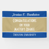 カスタムおめでとう!修士号バナー 横断幕 (横)