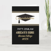 カスタムおめでとう!!見ろ！アソシエイトの学位カード カード (正面)