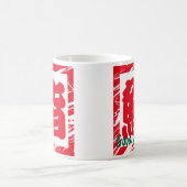 カスタムおもしろいお洒落日本の字 コーヒーマグカップ (中央)