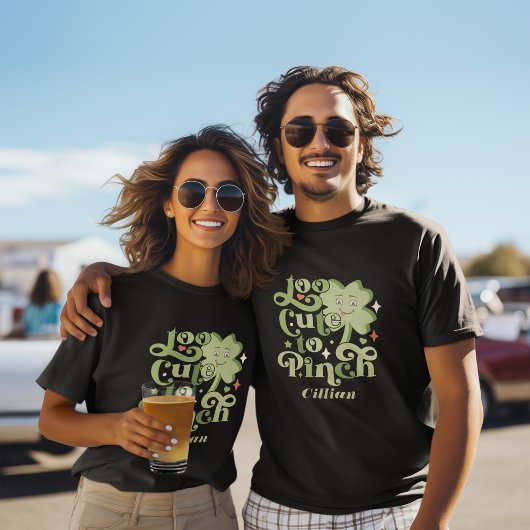 カスタムおもしろいは可愛すぎてサンパトリックの日を挟めない Tシャツ