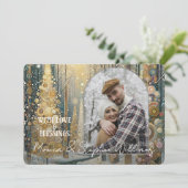 カスタムおもしろいカラフル抽象芸術ウィンターワンダーランドアート シーズンカード (スタンド正面)