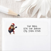 カスタムおもしろいクリスマス ラベル (インサイチュ)