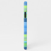 カスタムおもしろいサマーカラフルシックストライプ iPhoneケース (右側)