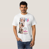 カスタムおもしろいハッピーバースデーTシャツ Tシャツ (正面フル)