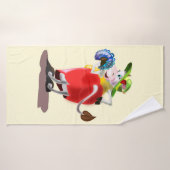 カスタムおもしろいファッション牛の色バスタオル バスタオル (バスタオル)