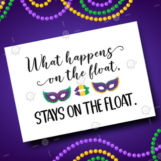 カスタムおもしろいマルディグラスダーティセクシー大人いけなC カード