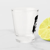 カスタムおもしろいミュレイラストレーションショットガラス ショットグラス (左)