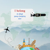 カスタムおもしろいメンズラゲッジタグ ラゲッジタグ