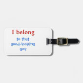 カスタムおもしろいメンズラゲッジタグ ラゲッジタグ (正面横)