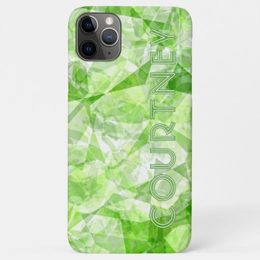 カスタムおもしろいモダンレトロポリゴンモザイクアートパターン Case-Mate iPhoneケース (裏面)