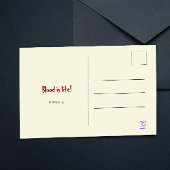 カスタムおもしろい不気味ハロウィン幽霊のよく出る ポストカード