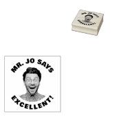 カスタムおもしろい先生写真優 ラバースタンプ (押印)