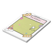 カスタムおもしろい先生感謝メモ帳 ノートパッド (回転)