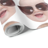 カスタムおもしろい写真誕生日ノベルティプレゼントアイディア ラッピングペーパー (ロールコーナー)