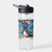 カスタムおもしろい子なし猫レディースKAMALA 2024 ウォーターボトル (右面)
