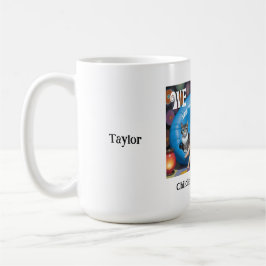 カスタムおもしろい子なし猫レディースKAMALA 2024 コーヒーマグカップ