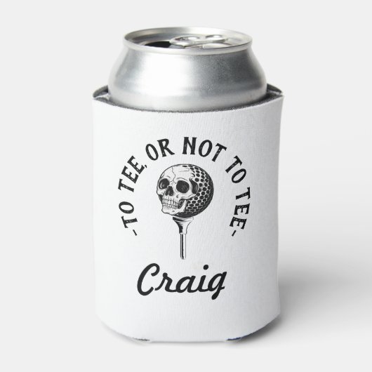 カスタムおもしろい引用文シンプル 缶クーラー (缶正面)