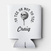 カスタムおもしろい引用文シンプル 缶クーラー (裏面)