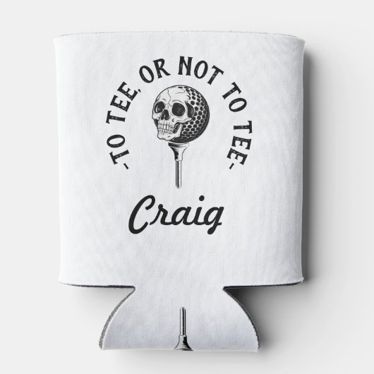 カスタムおもしろい引用文シンプル 缶クーラー (裏面)