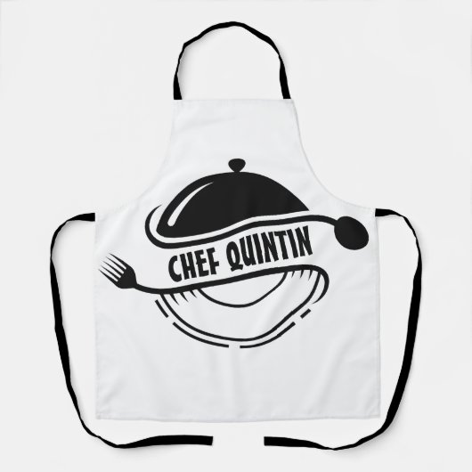 カスタムおもしろい料理長 エプロン (正面)