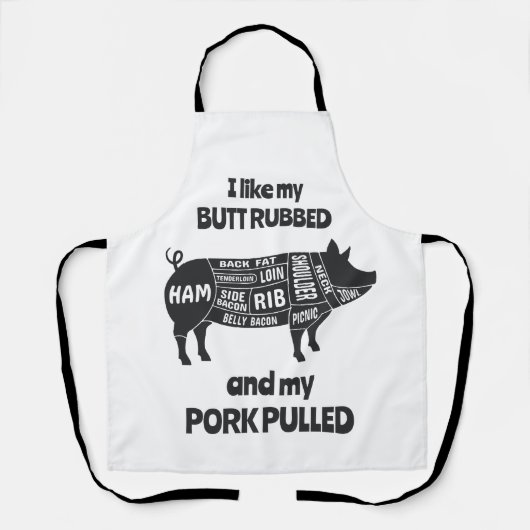 カスタムおもしろい料理長 エプロン (正面)