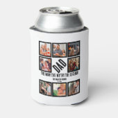 カスタムおもしろい父の日パパギフト8 Photo Collage 缶クーラー (缶裏面)
