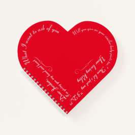 カスタムおもしろい結婚式の提案バレンタインデー ノートブック