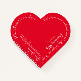 カスタムおもしろい結婚式の提案バレンタインデー ノートブック