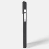 カスタムおもしろい考え文字より愚かな黒 Case-Mate iPhoneケース (裏面 / 左)