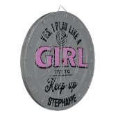 カスタムおもしろい遊女の家のパーティー ダーツボード (正面左)