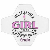 カスタムおもしろいYes遊引用文 サッカーボール (フラット)