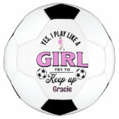 カスタムおもしろいYes遊引用文 サッカーボール (正面)