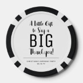 カスタムおモダンとかわいいお礼 ポーカーチップ (裏面)