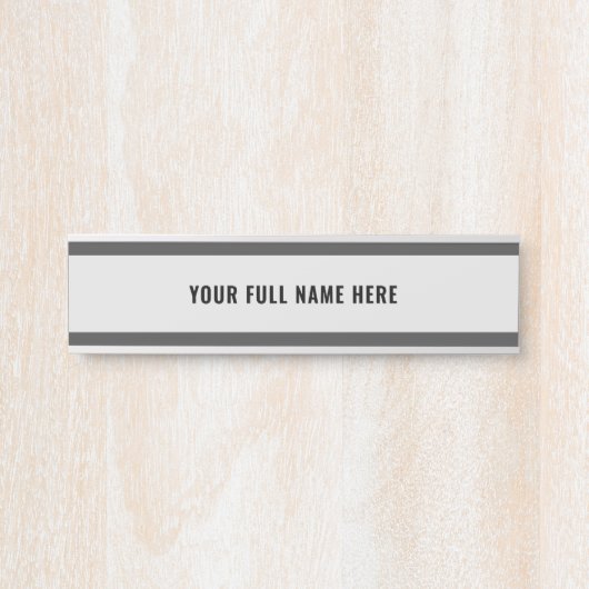 カスタムお名前のドアサイン色とフォントを選択 サインプレート (正面)