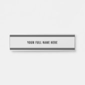 カスタムお名前のドアサイン色とフォントを選択 サインプレート (正面)