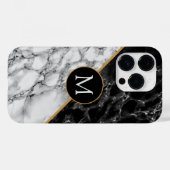 カスタムお客様の手紙iPhoneケース大理石デザイン Case-Mate iPhoneケース (裏面 (横))