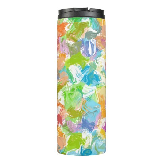 カスタムお尻サカラフルマー絵を描(ばちゃばちゃ)跳ねるアート タンブラー (裏面)