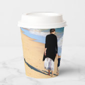 カスタムお母さんの日の紙カップと文字 紙コップ (正面)