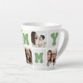 カスタムお母さん用フォトマパーソナライズされたグ カフェラテマグ (右アングル)