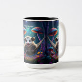 カスタムお洒落オポサイケデリックッサム ツートーンマグカップ (正面右)