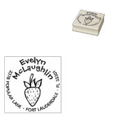 カスタムお洒落差出人住所スタンプ ラバースタンプ (押印)